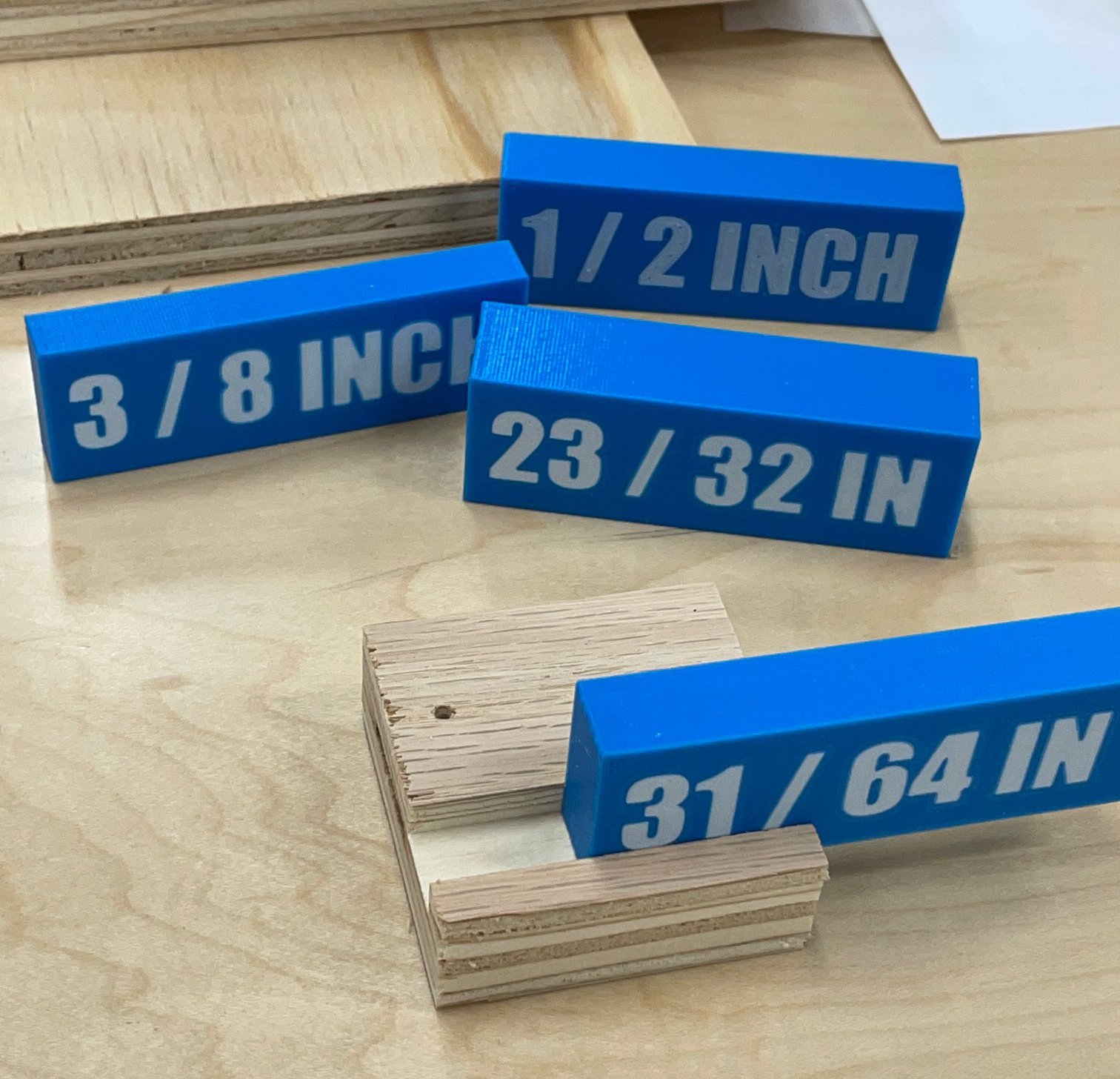 Woodworking Setup Blocks - Imperial - MMU