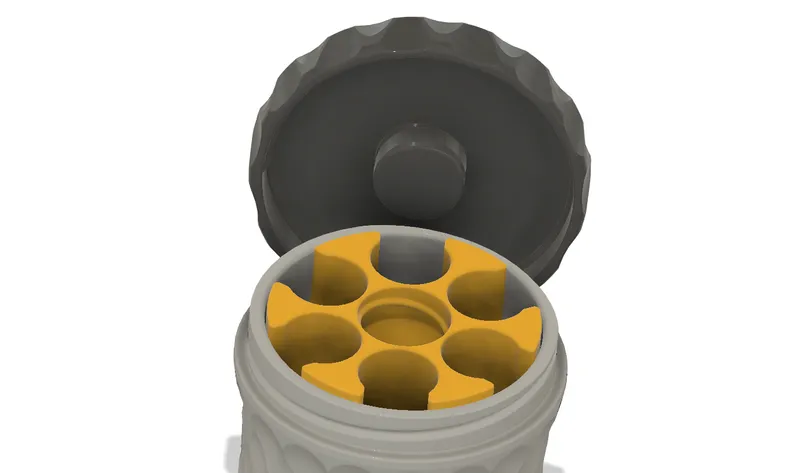 Dosing Capsules Insert for Sealed Container by Meister Edel | Download ...