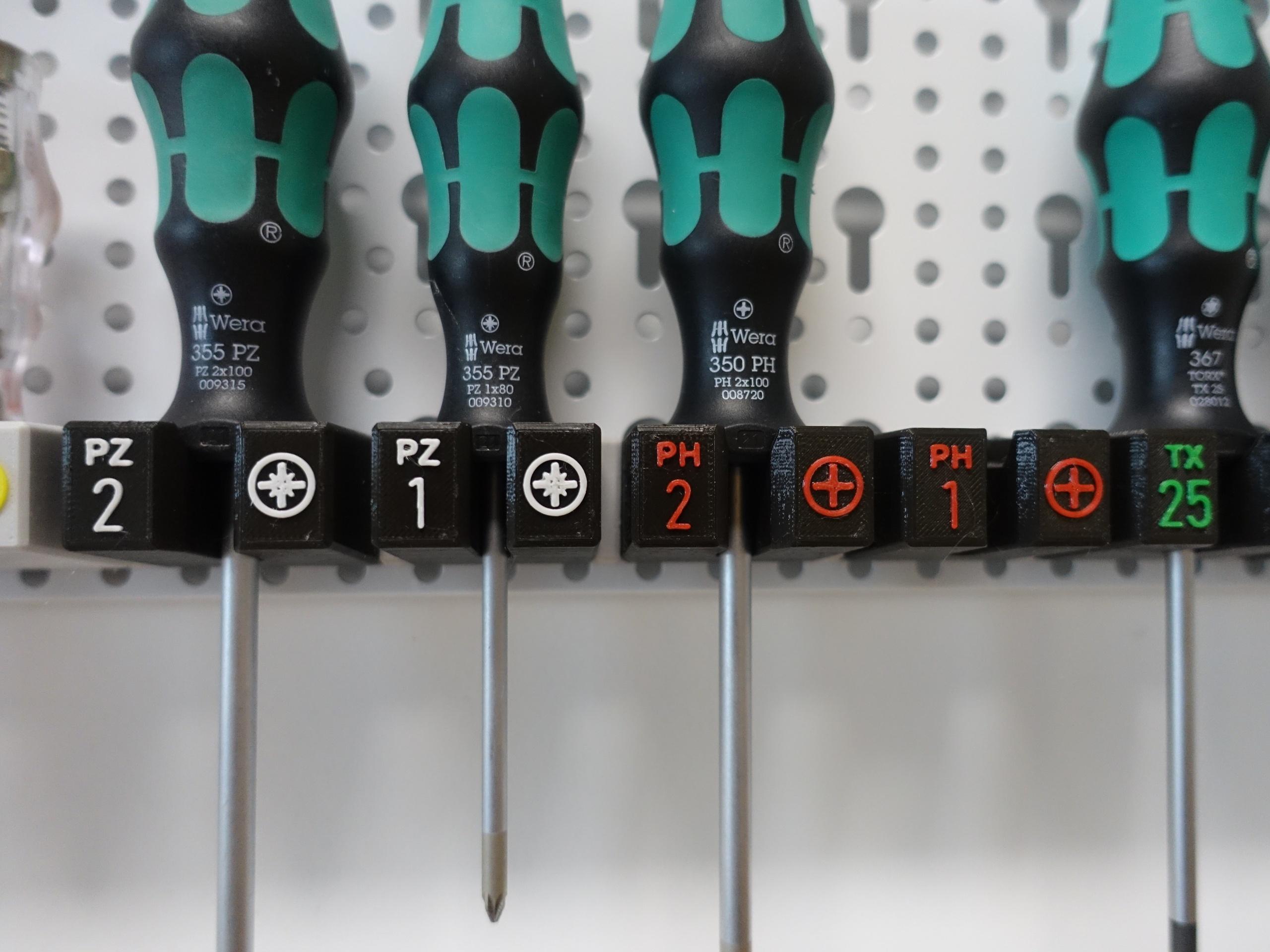Miniatura 5 do modelo 3D Wera Screwdriver Holder