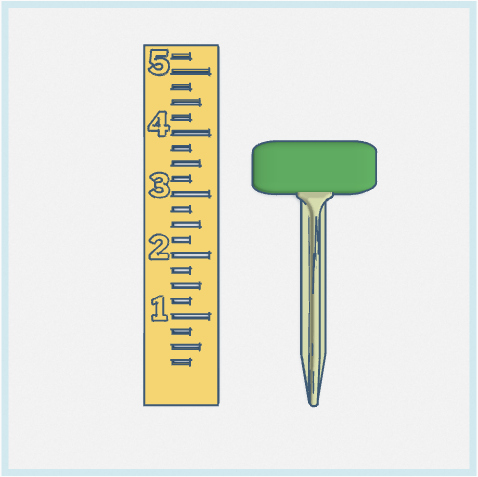 Snow Depth Ruler (Snow Gauge)