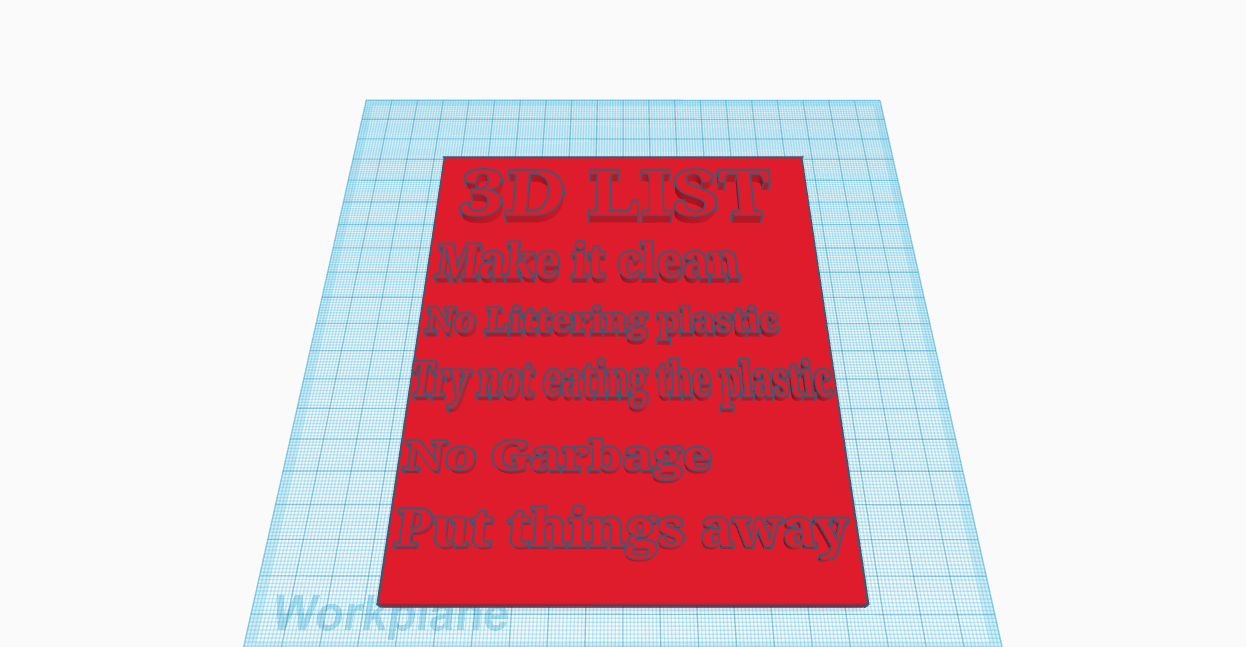 3D Printing List