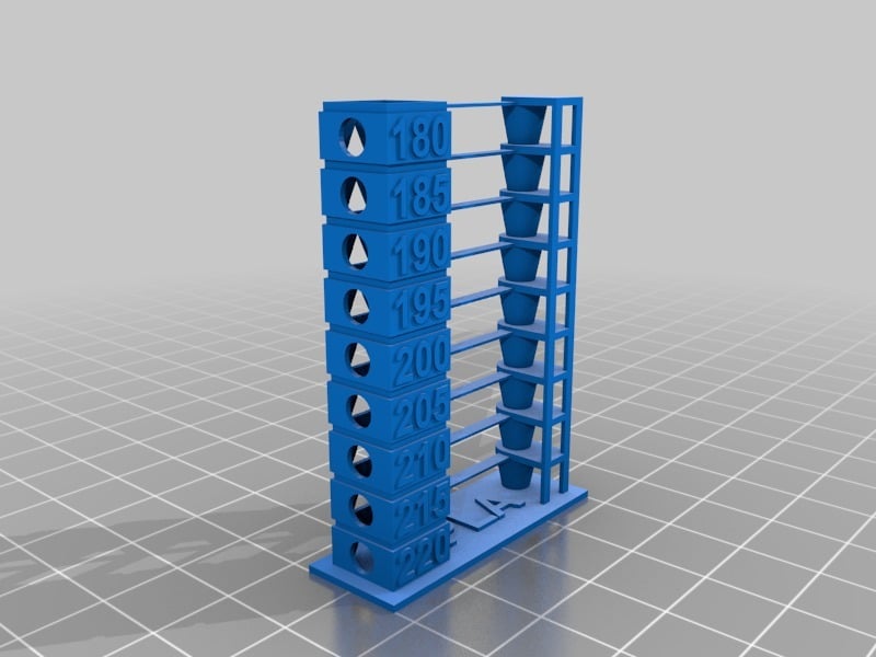 Miniatura 3 do modelo 3D mini temperature tower
