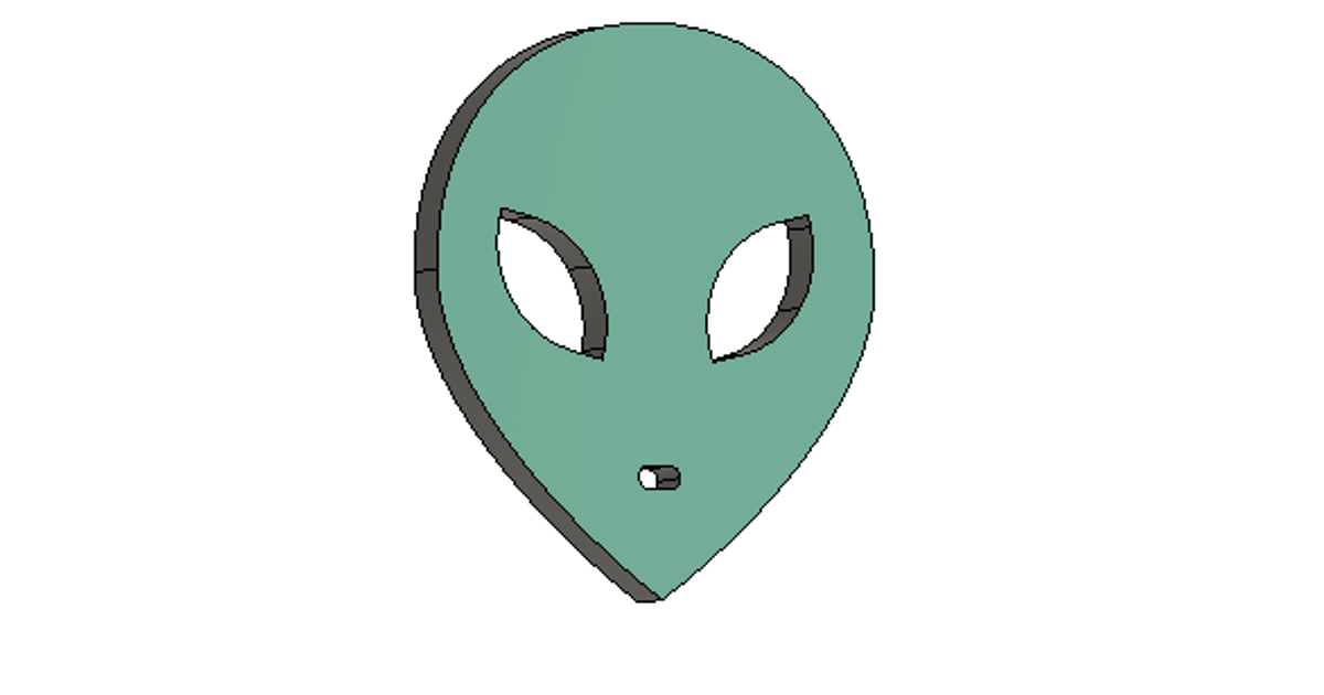 Alien button by hmatostech | Download free STL model | Printables.com