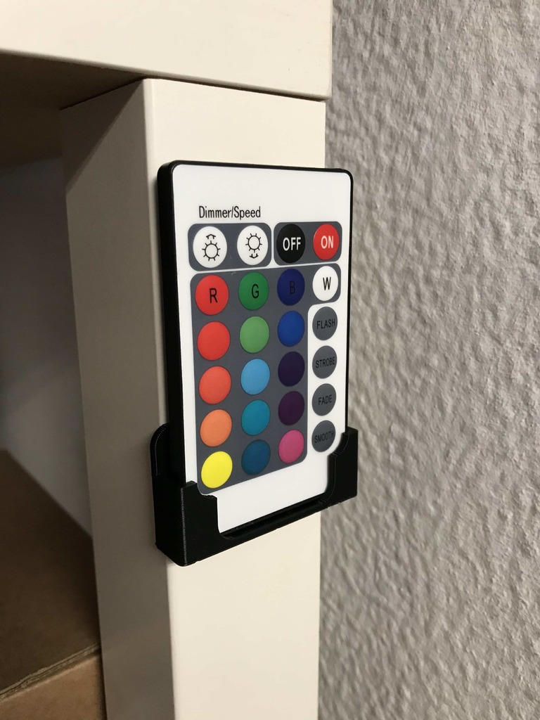 RGB LED Remote Control Holder