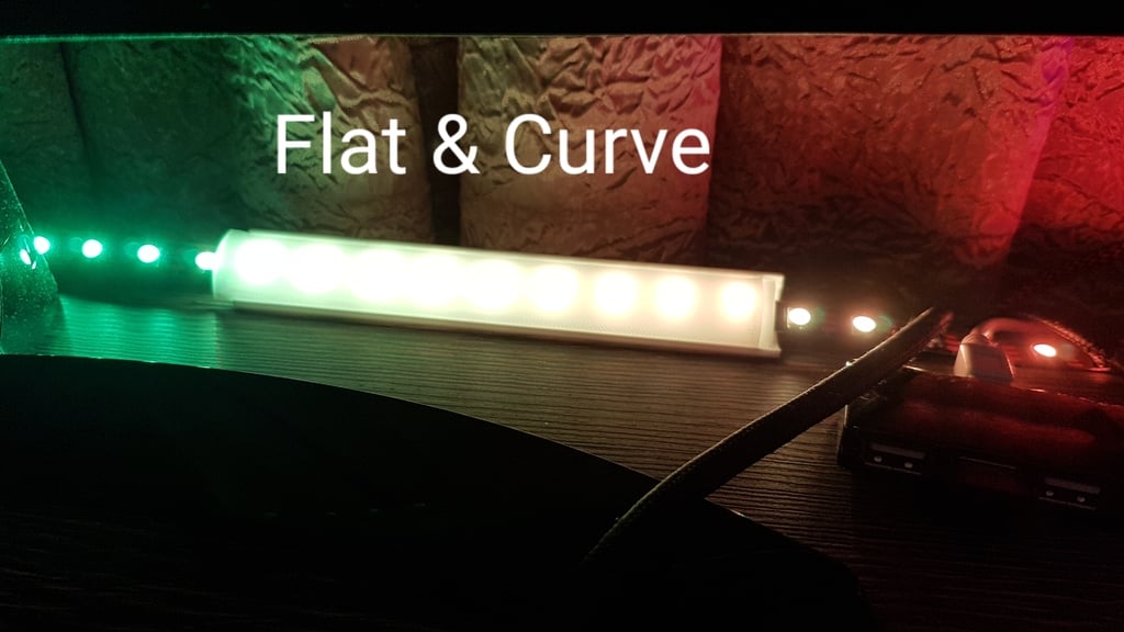 Miniatura 2 do modelo 3D Led Strip Diffuser