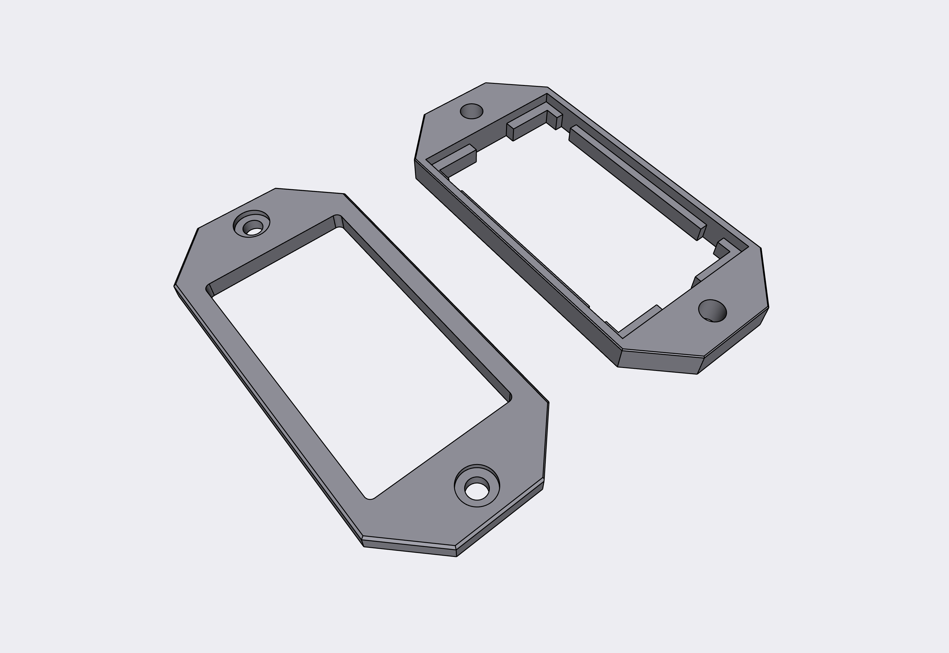Drybox hygrometer frame
