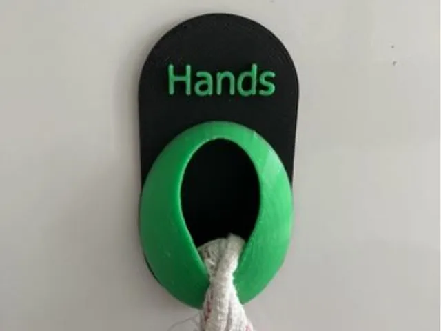 Kitchen towel hook