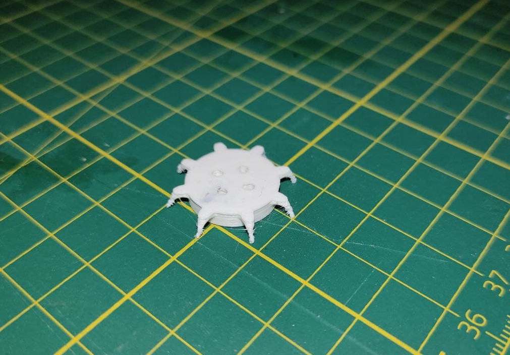Clothes Button "The Virgin Keeper"