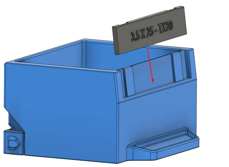 HSW - Customizable parametric sliding box by DennisP | Download free ...