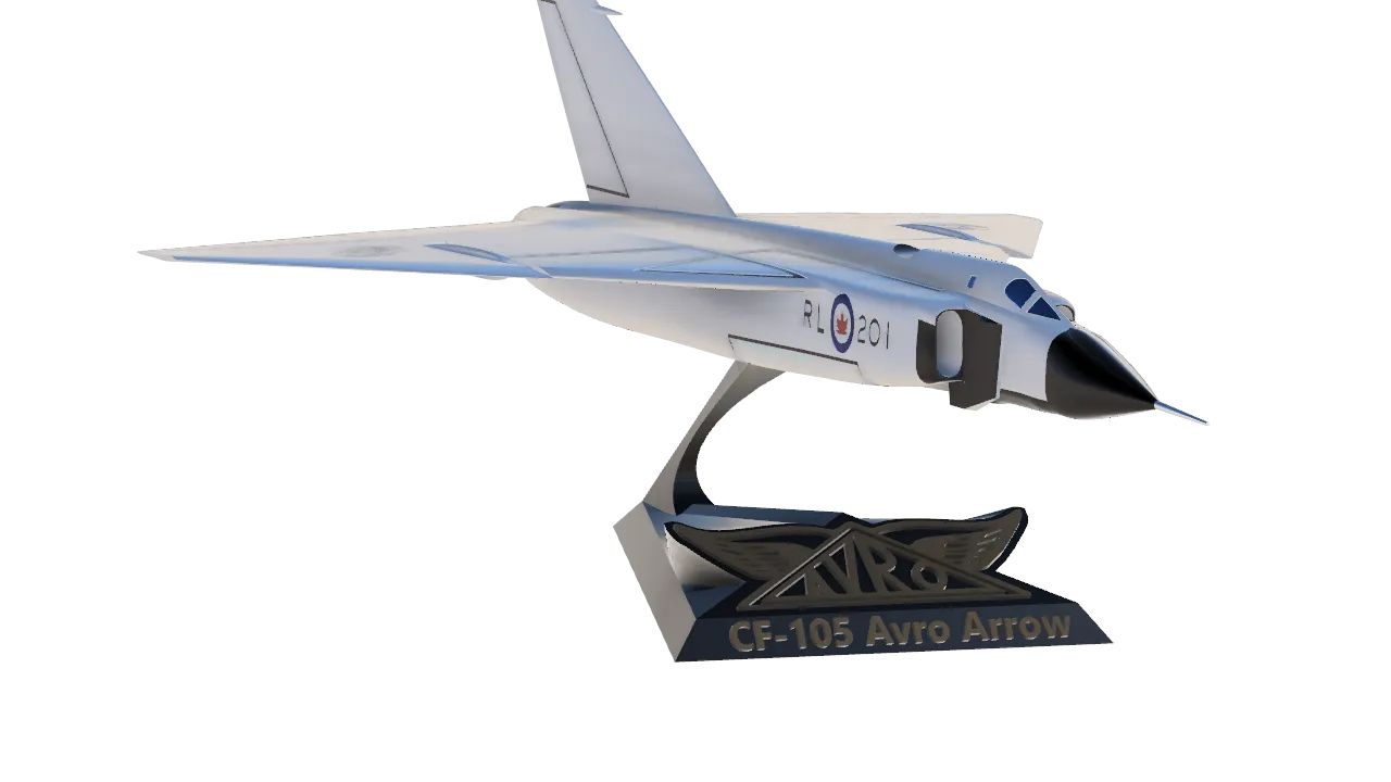 CF-105 Avro Arrow by rsfuhrer | Download free STL model