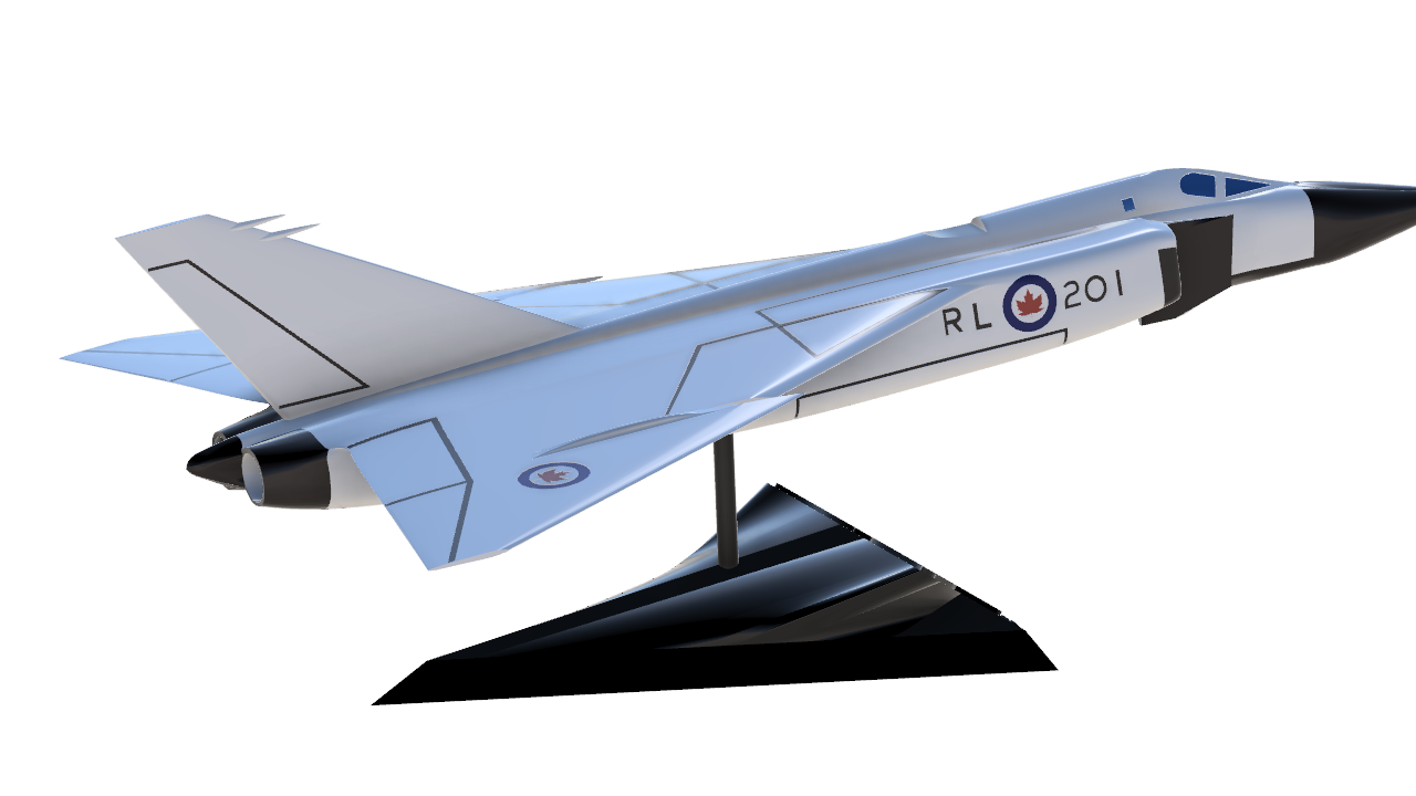 Miniatura 6 do modelo 3D CF-105 Avro Arrow