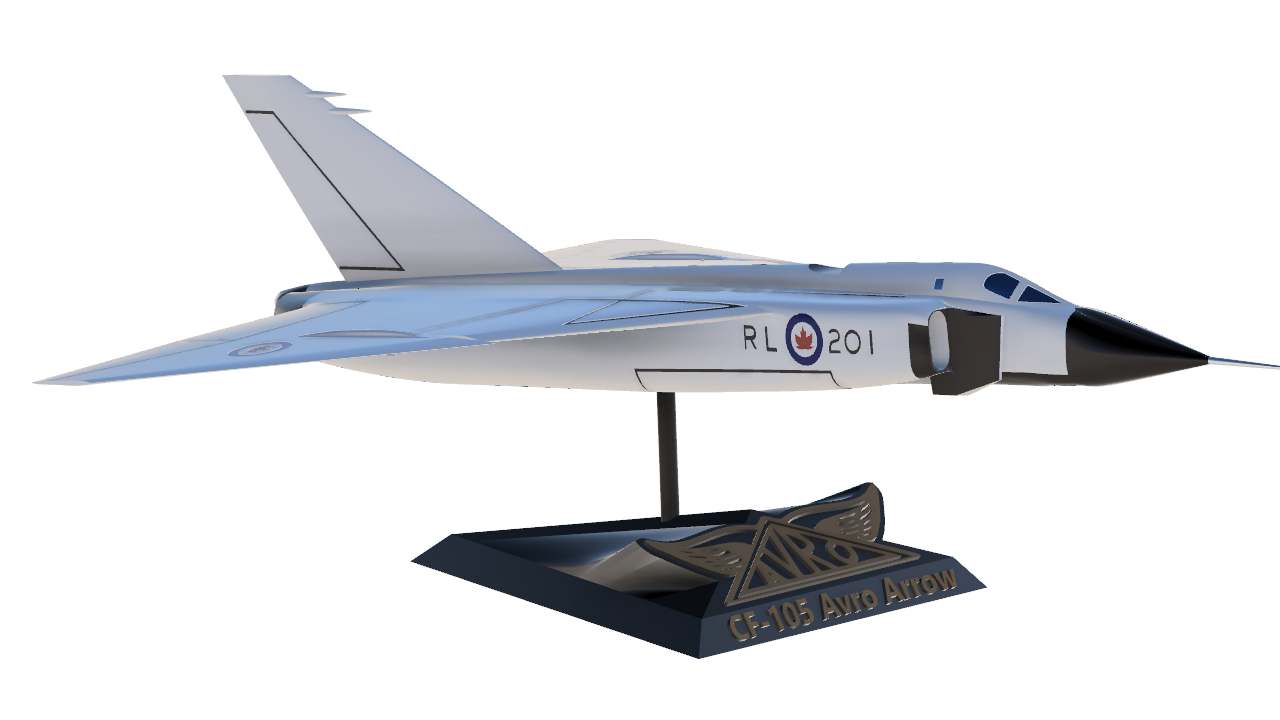 Miniatura 8 do modelo 3D CF-105 Avro Arrow