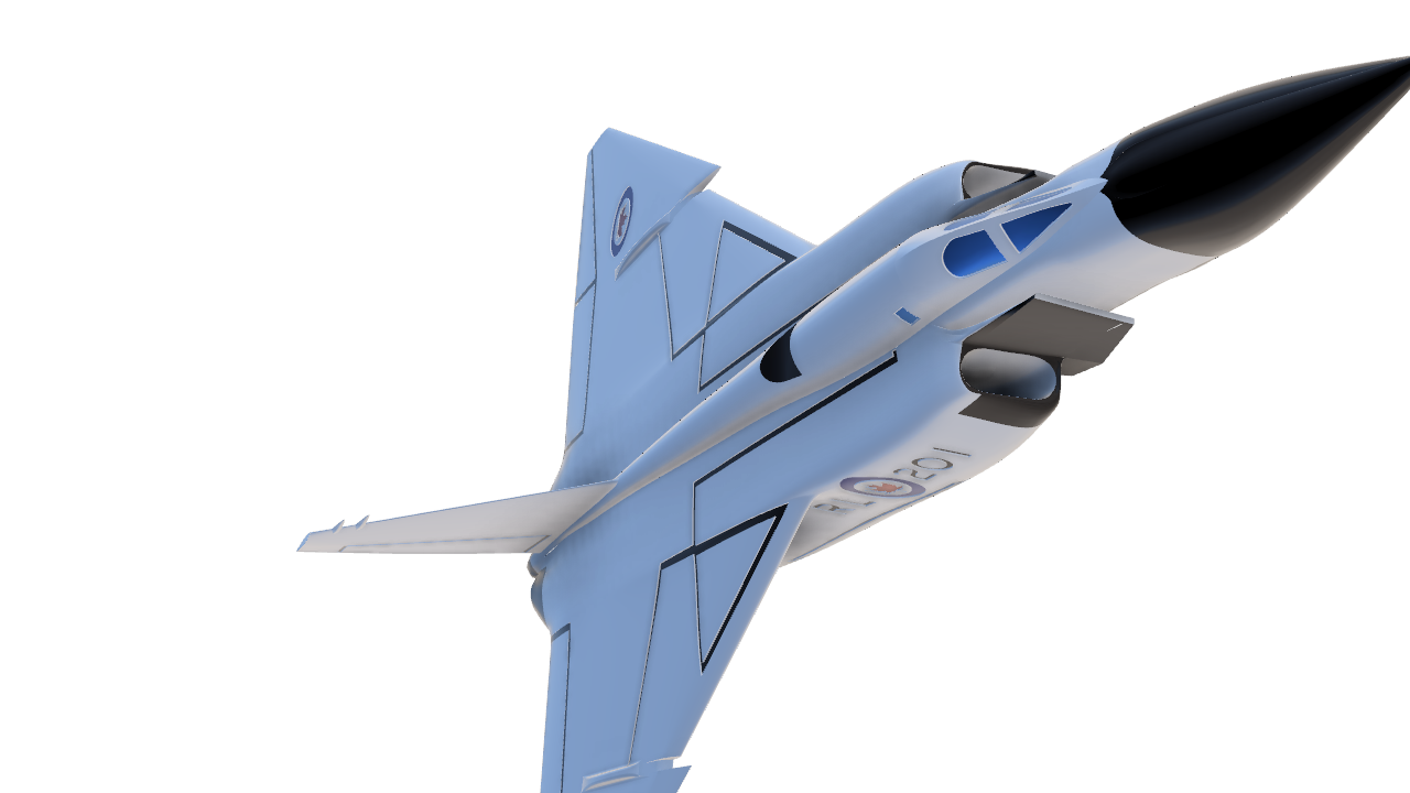 Miniatura 10 do modelo 3D CF-105 Avro Arrow