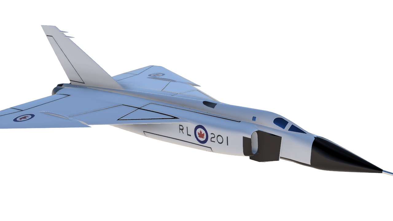 Miniatura 15 do modelo 3D CF-105 Avro Arrow