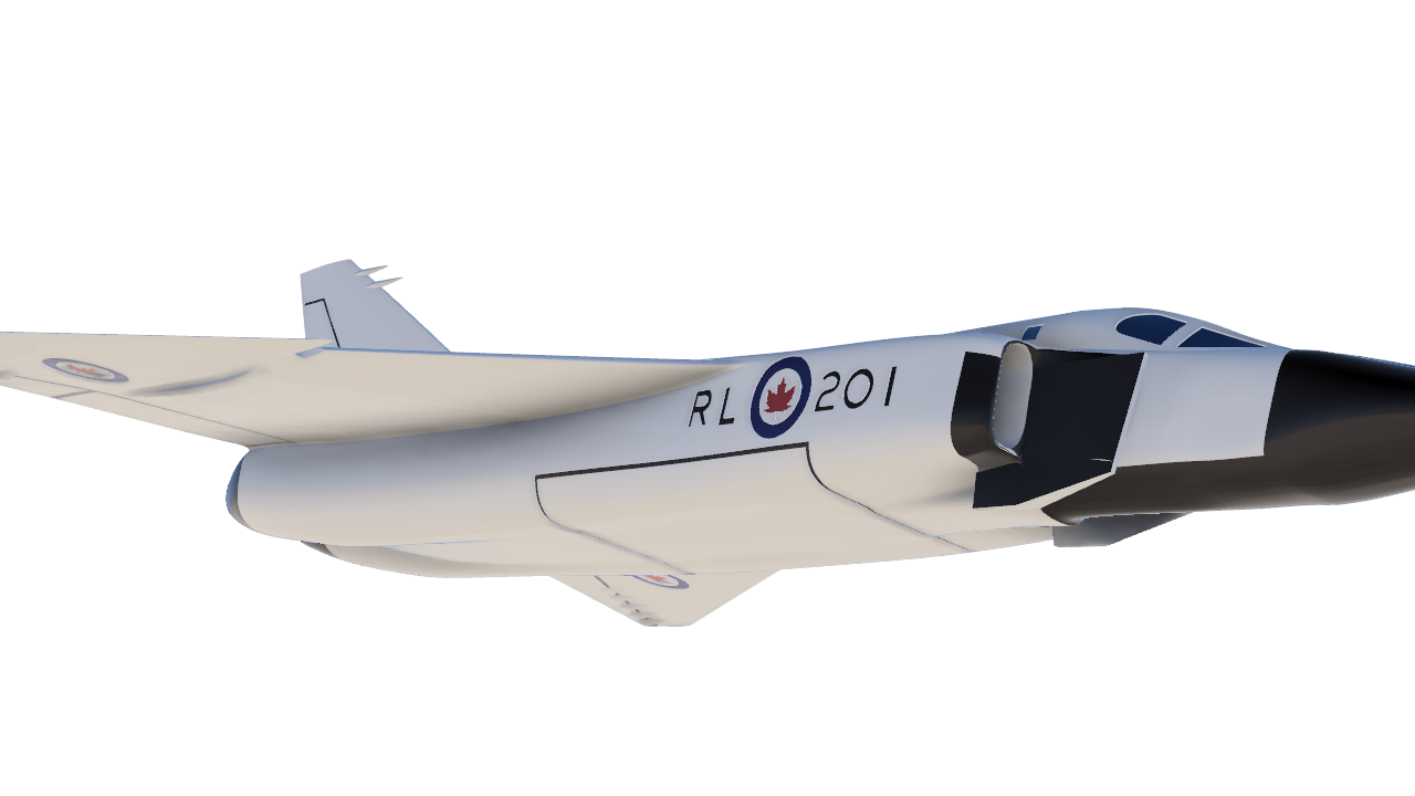 Miniatura 16 do modelo 3D CF-105 Avro Arrow