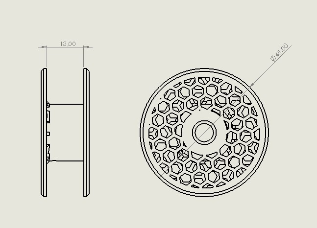 Miniatura 4 do modelo 3D Soldering Wire Spool Holder