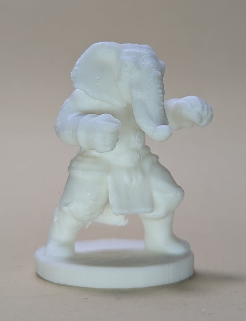 Loxodon, Elephantfolk Brawler/Monk (32mm) (DND / TTRPG)