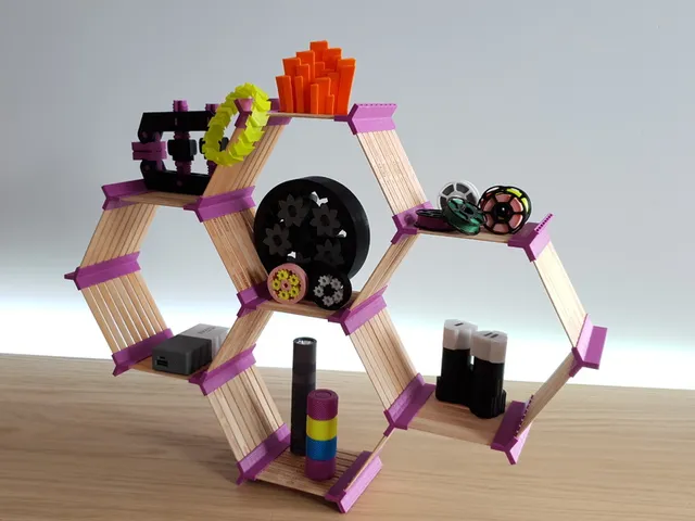 POPSICLE STICK SHELF