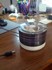 Touch Activated CD Lamp
