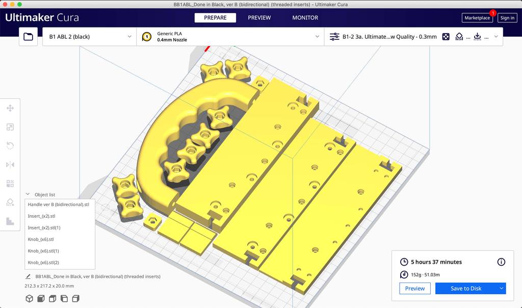 Miniatura 5 do modelo 3D Push Block v4 (threaded inserts edition) (no supports!)