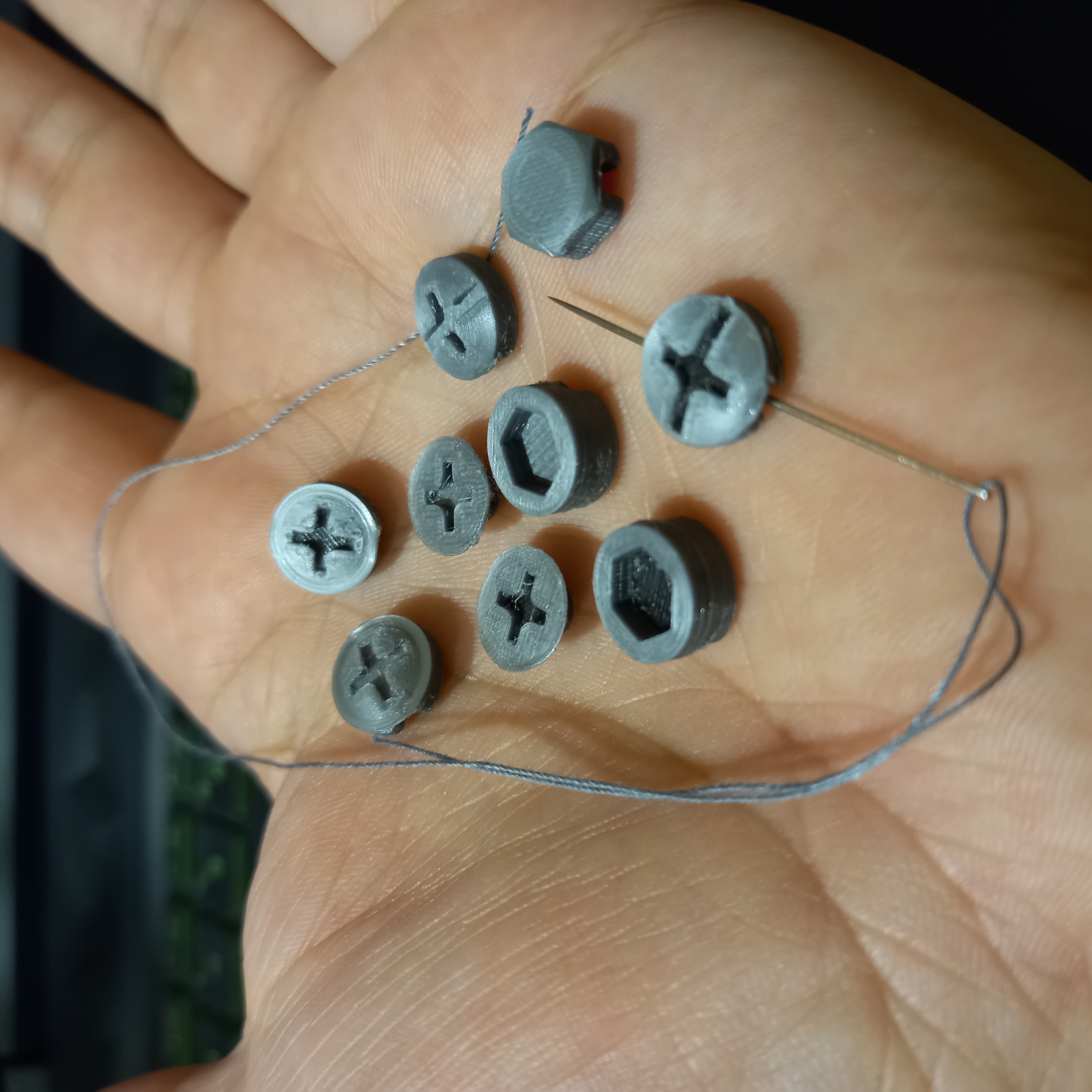 Botón De Pulgar Personalizado De Aluminio Nock On