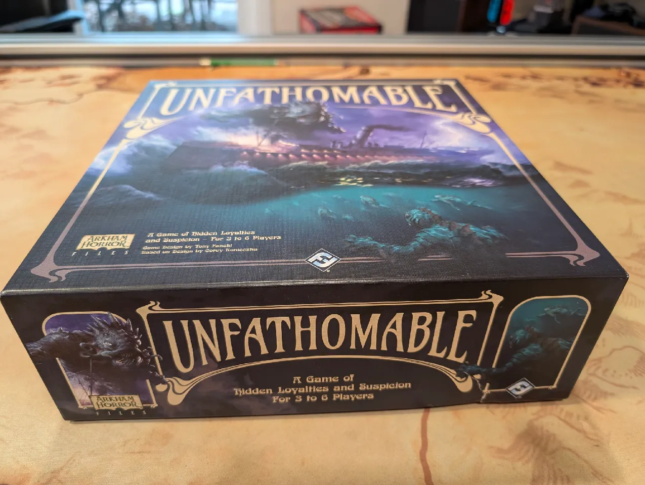 Unfathomable Board Game Box Insert Organizer Sleeved cards w/ expansion  From the Abyss & Passenger meeples - Retail by gameyspirits | Download free  STL model | Printables.com