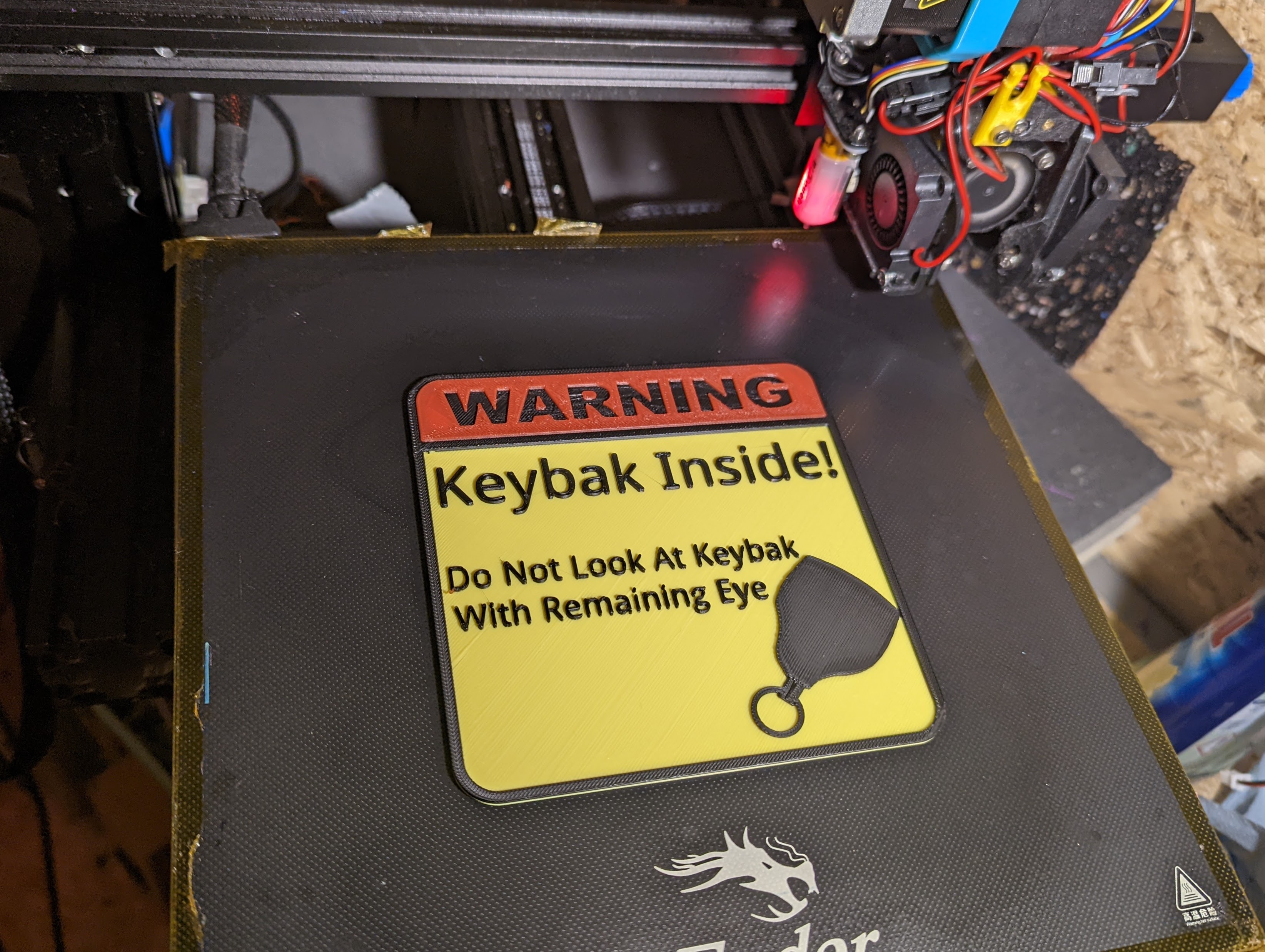 Keybak Warning