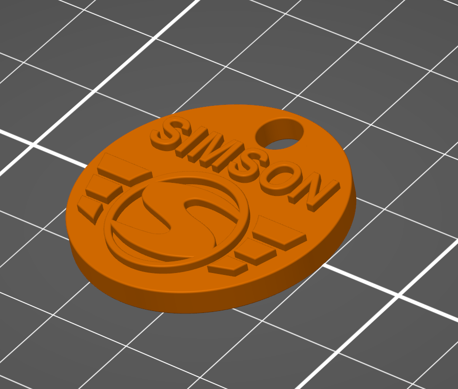 Miniatura 2 do modelo 3D Keychain Simson