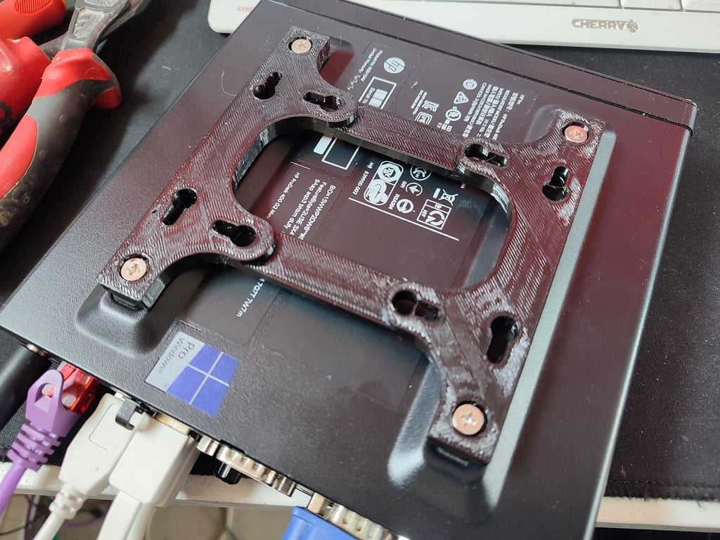 Vesa 100 mount for ThinClients, MiniPCs, etc.
