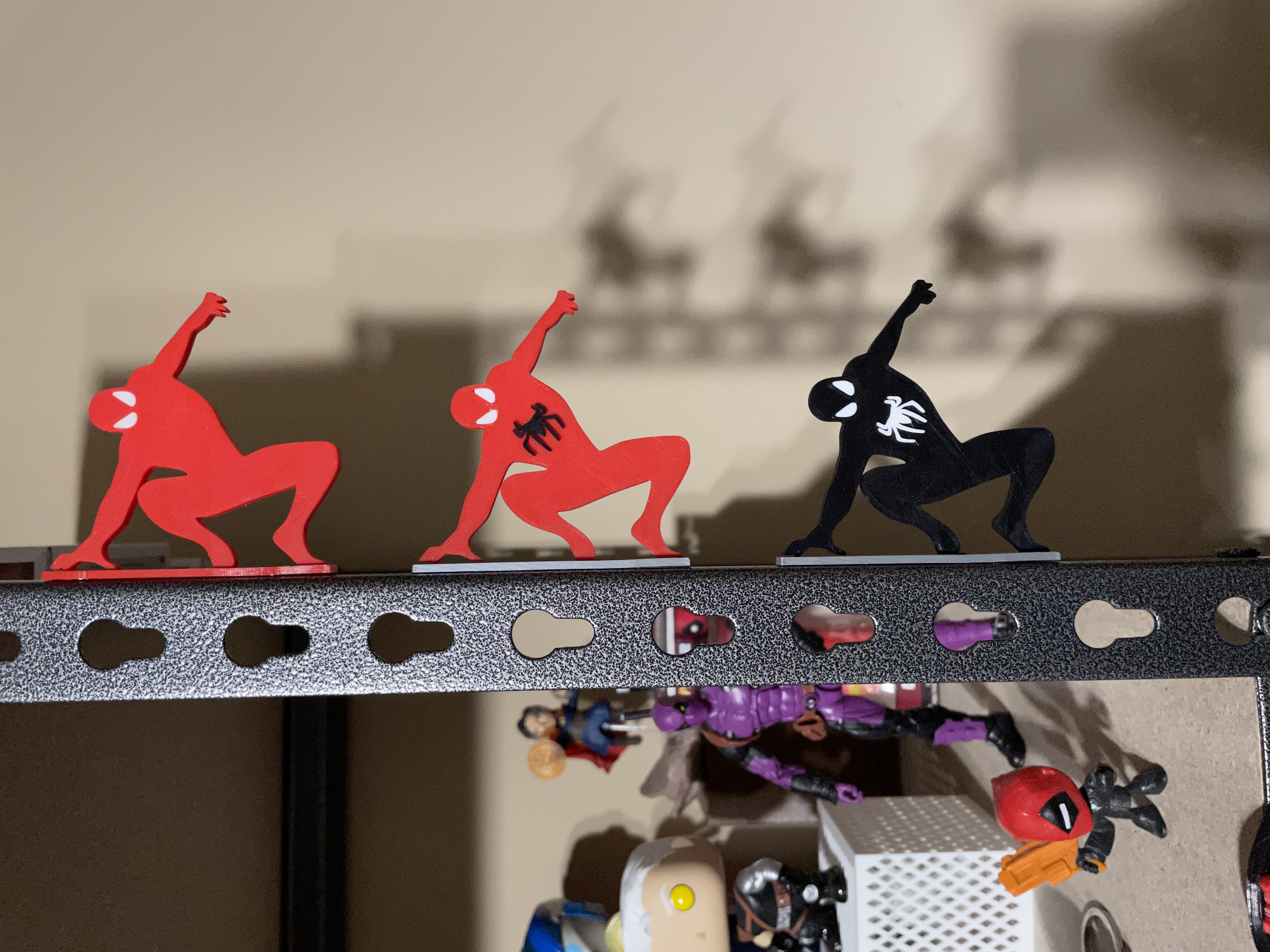 Spiderman Silhouette Magnets