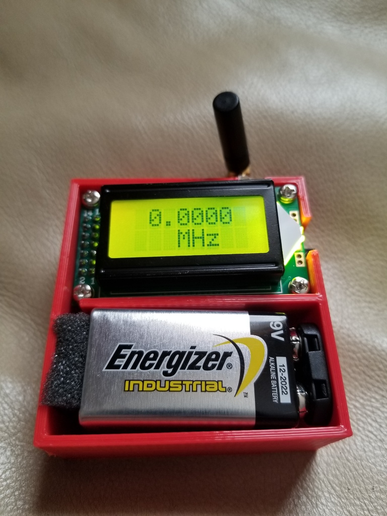 Banggood frequency sniffer case. 500mhz Frequency meter by Peterthinks