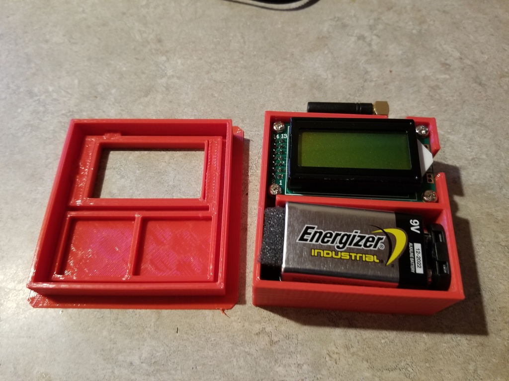 Banggood frequency sniffer case. 500mhz Frequency meter by Peterthinks