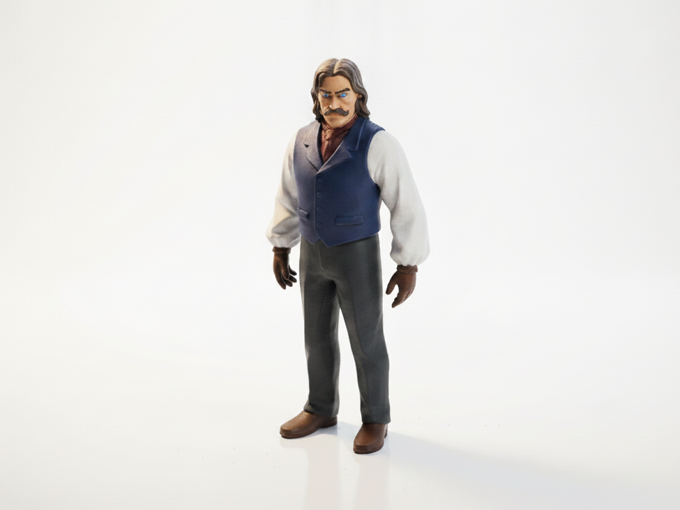 Victorian Gentleman Figurine Character 3D Printable