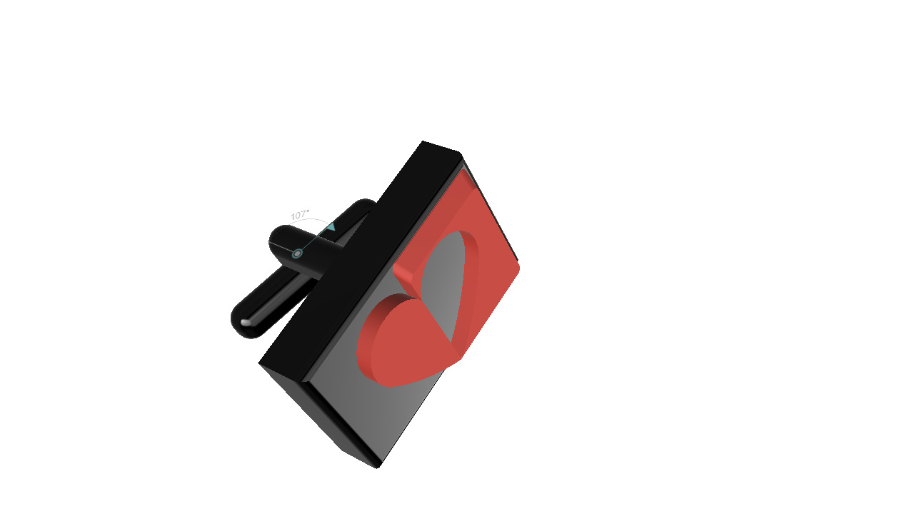 CUFFLINKS - valentine style