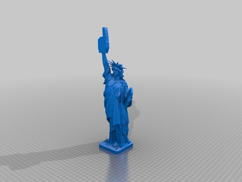 Liberty statue foam finger edition