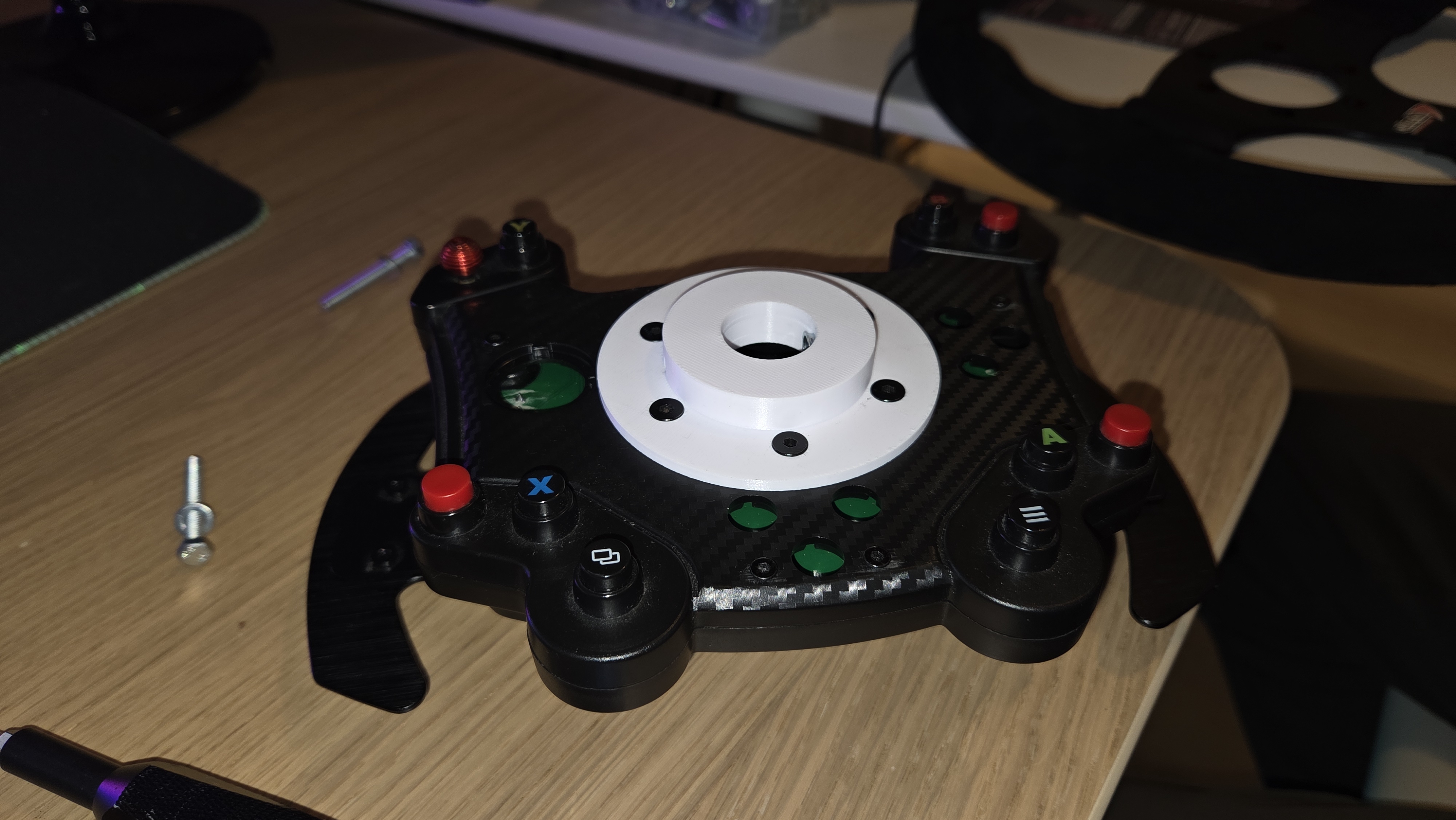 Adapter for Steering wheel controller 58mm to 70mm