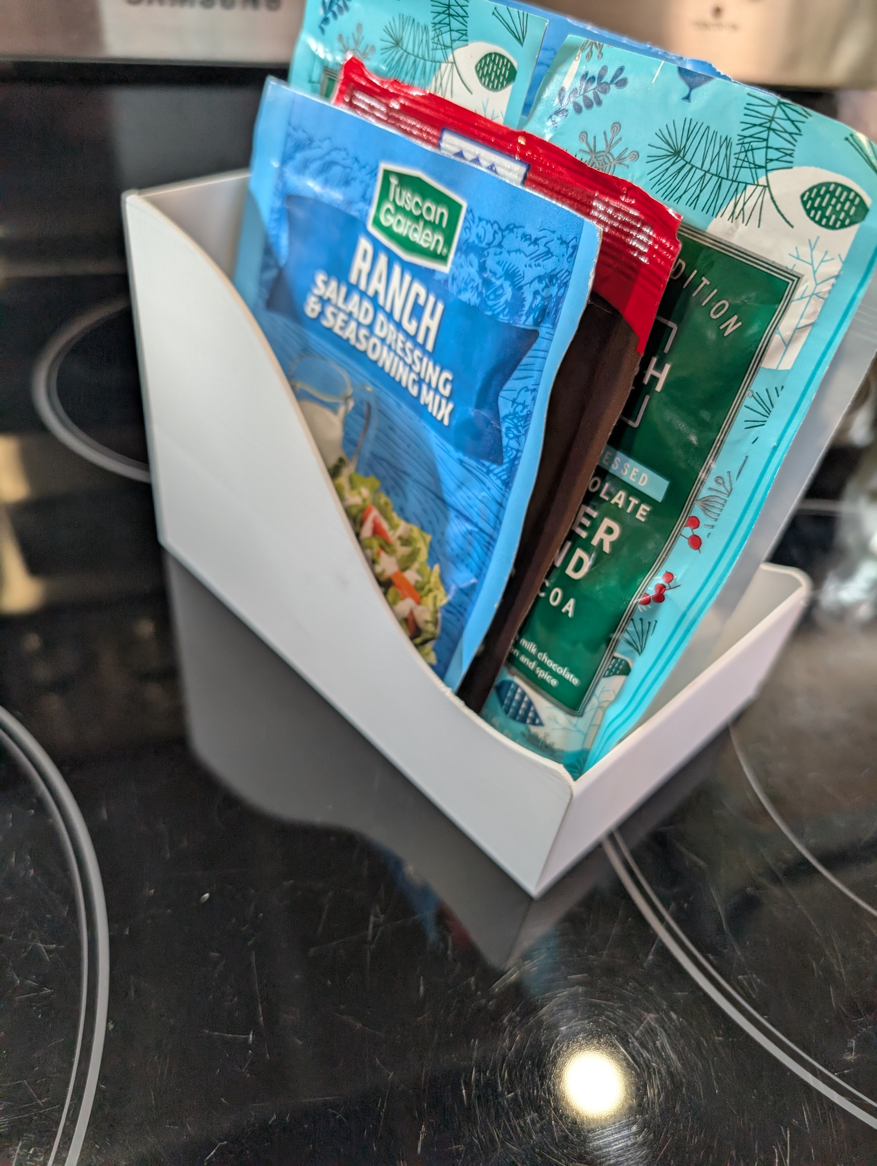 Seasoning Packet Organizer Box (Cabinet Storage)