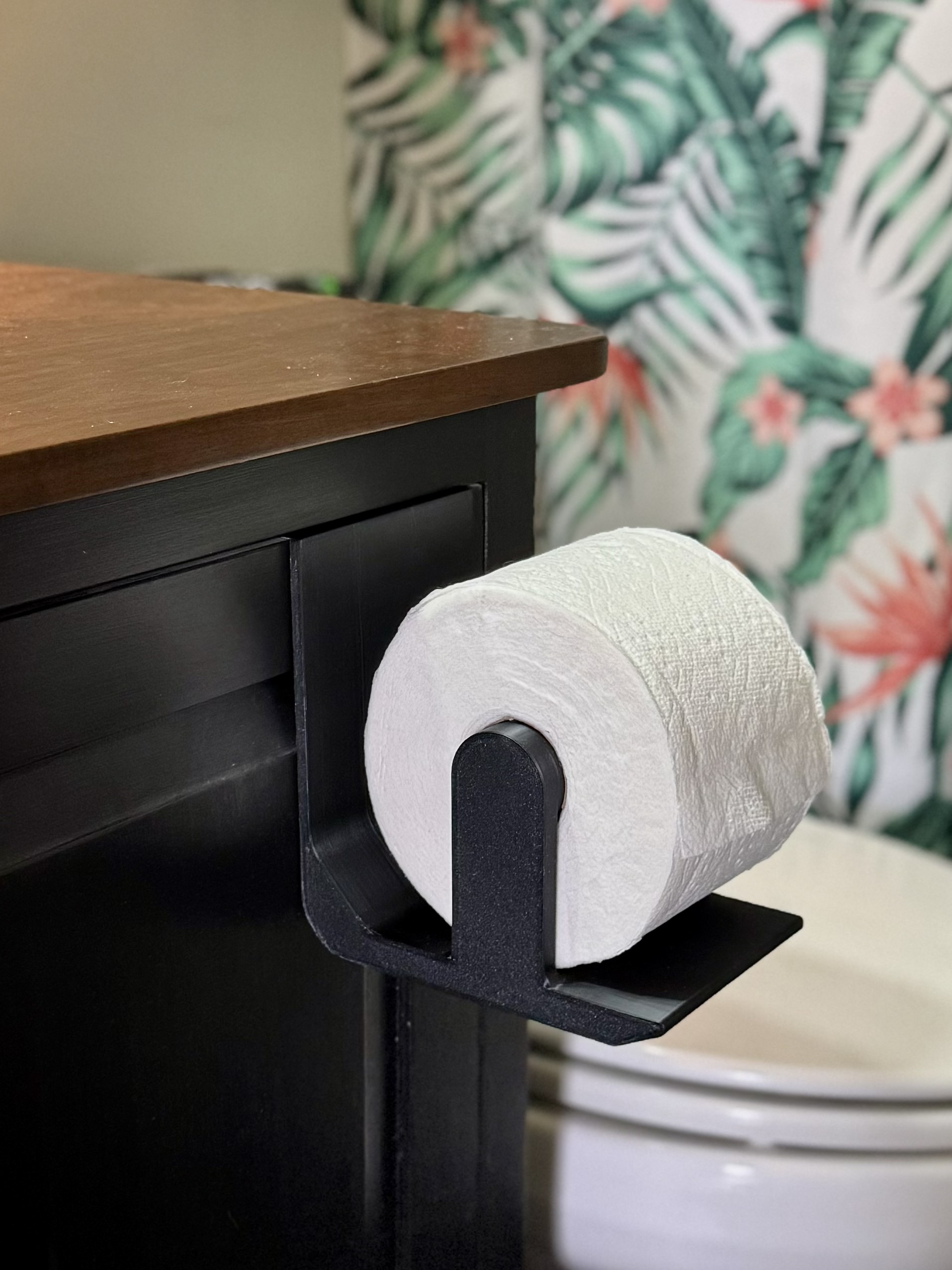 Jumbo Toilet Paper Holder - Cabinet Door Mount