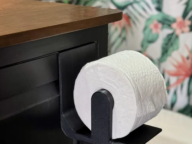 Jumbo Toilet Paper Holder - Cabinet Door Mount