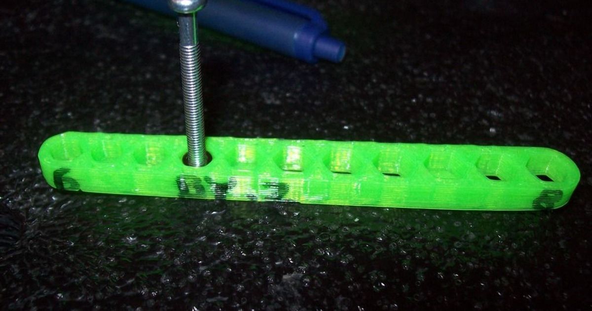 6 to 8 mm nut test for clearance. .2mm steps. by Peterthinks Download