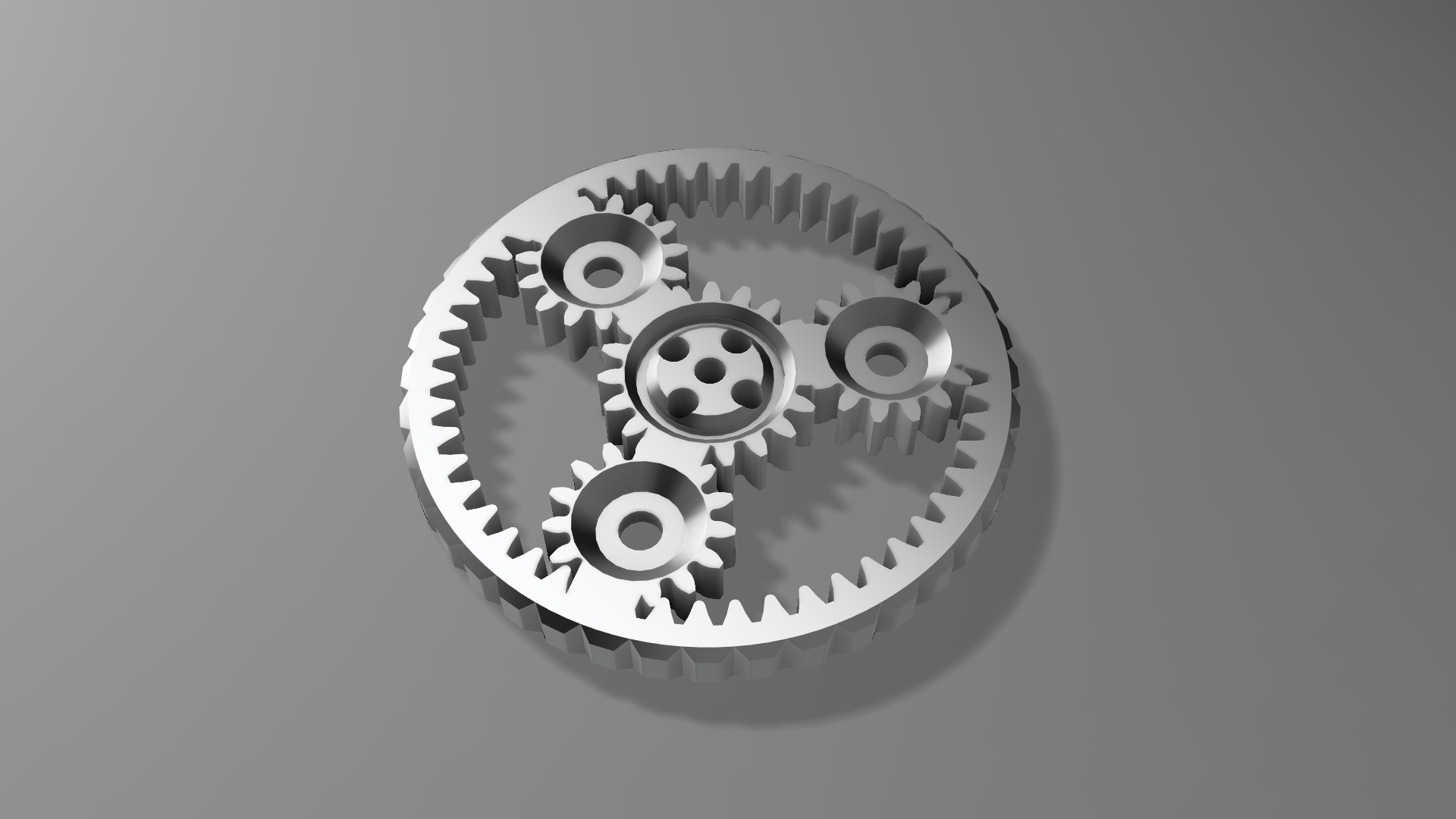 Miniatura 2 do modelo 3D Planetary Gear Clothes Button