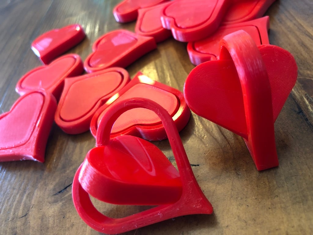 Valentines Day Spinning Heart