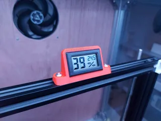 Hygrometer/Thermometer Mount for Ender3 / 2020 / 3030 Profile