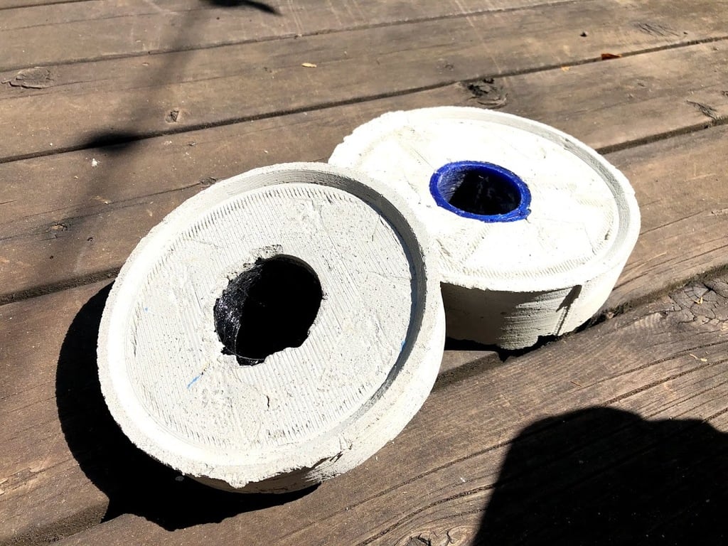 Casting Molds for 2.5lb, 5lb, and 10lb Concrete Olympic (2 inch) Weights