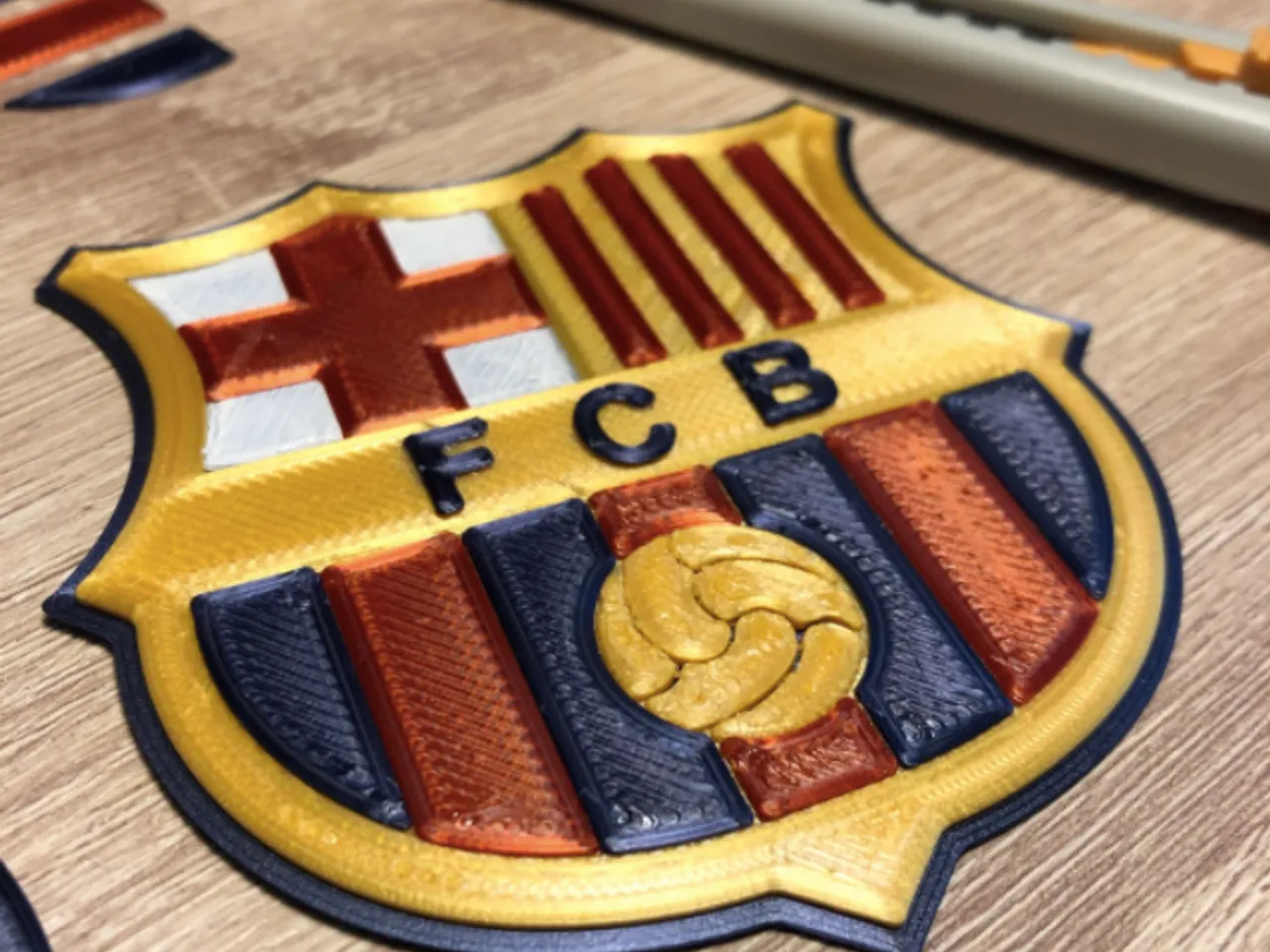 fc barcelona logo 3d 2022