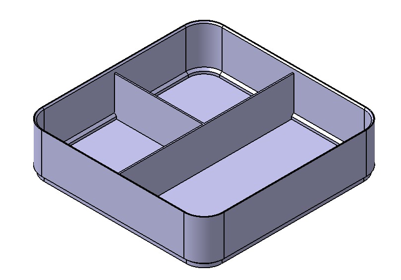 Miniatura 4 do modelo 3D Stackable tray for lego