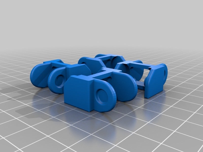 Cable Chain with Rounded Corners for Easier Printing