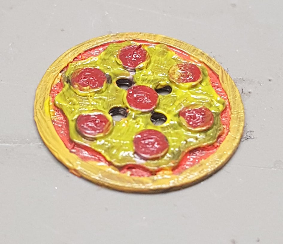 Pizza Button by davedarko | Download free STL model | Printables.com