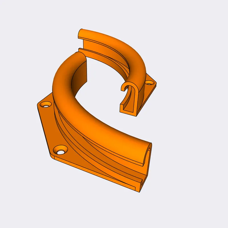STL file Philips Hue light strip mount / holder 🔧・3D printer