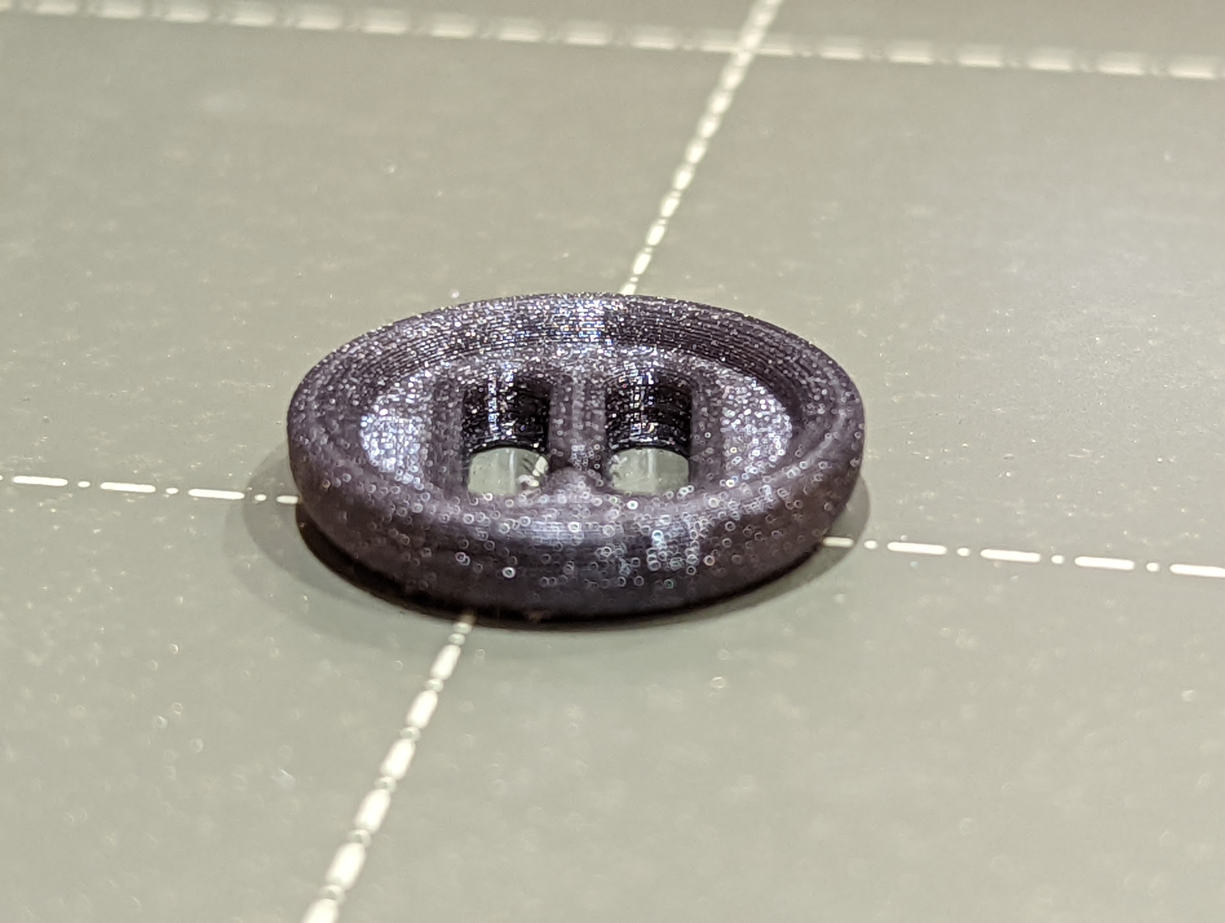 Slotted Button No Sew Replacement by eastwg Download free STL model